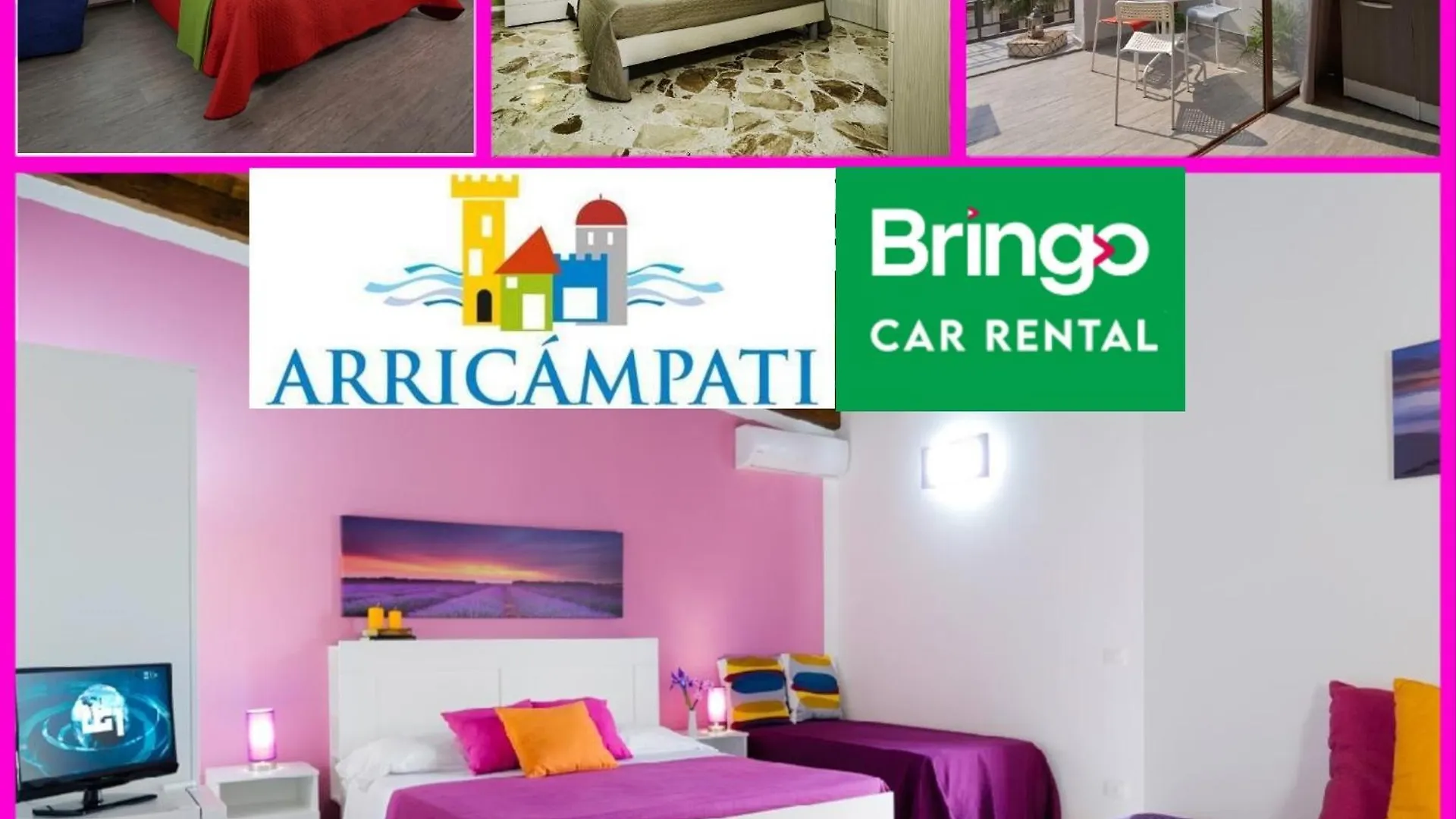 Arricampati Airport Rooms & Bringo Car Rental contacts